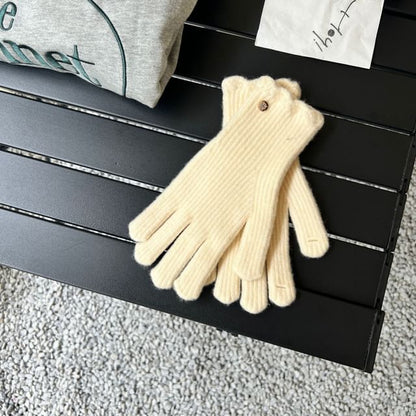 Plain Knit Gloves
