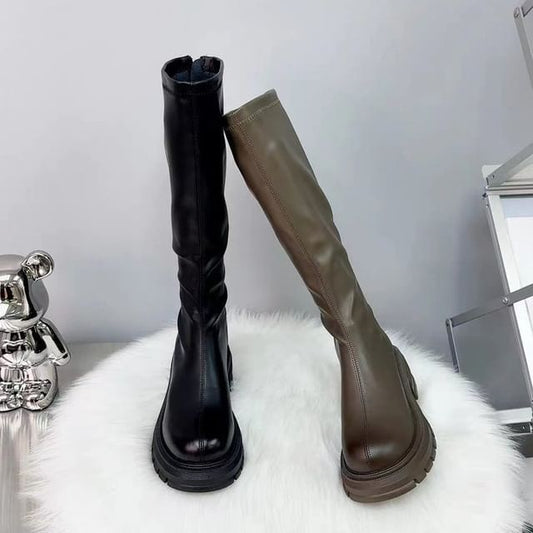 Platform Knee High Boots