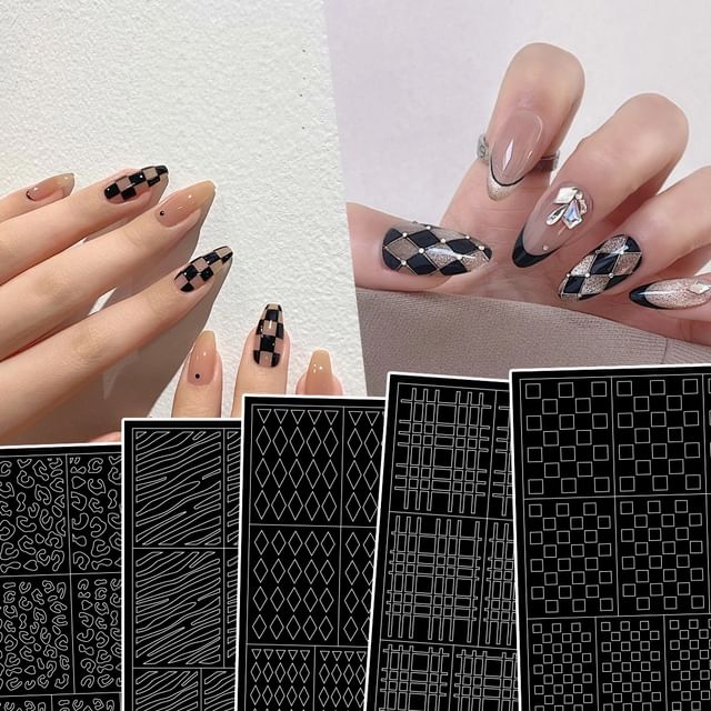 Print Nail Art Stickers (Various Designs)