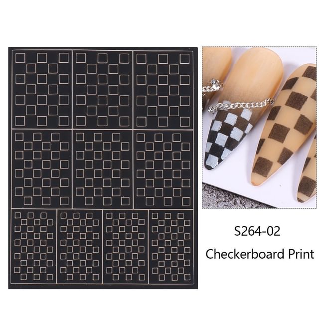 Print Nail Art Stickers (Various Designs)