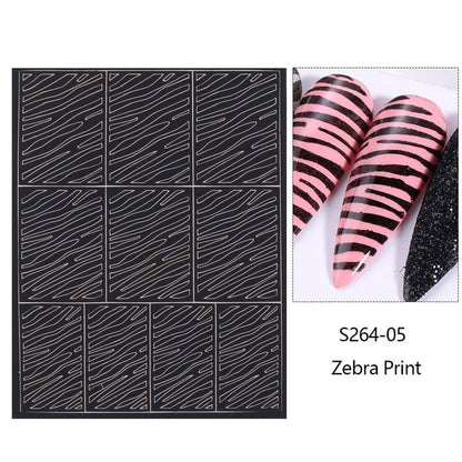 Print Nail Art Stickers (Various Designs)