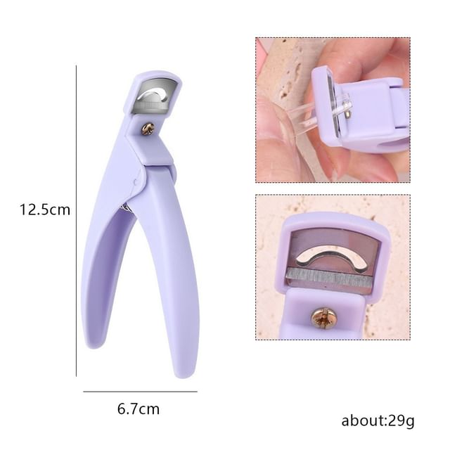 Plastic Nail Art Clip / Press On Nail Clipper / Nail Art Brush