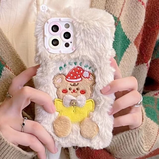 Bear Chenille Phone Case