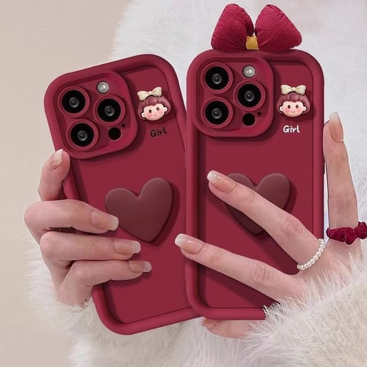 Girl Heart Phone Case
