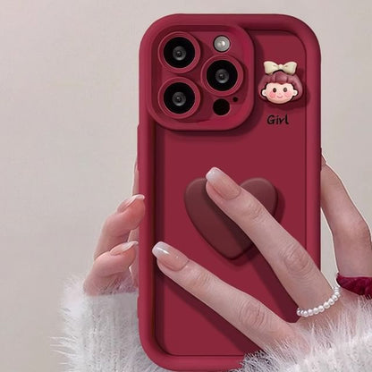 Girl Heart Phone Case