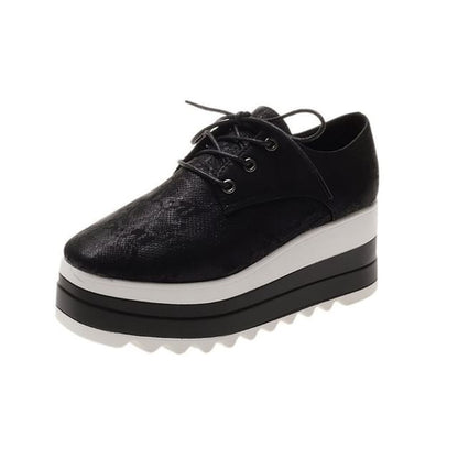 Shoes Lace-Up Platform Derby