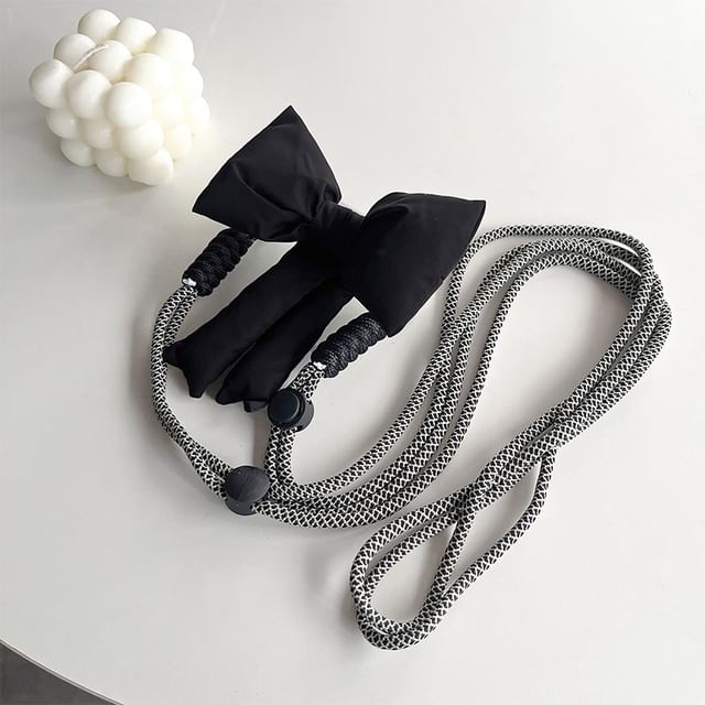 Bow Padded Clip On Phone Lanyard