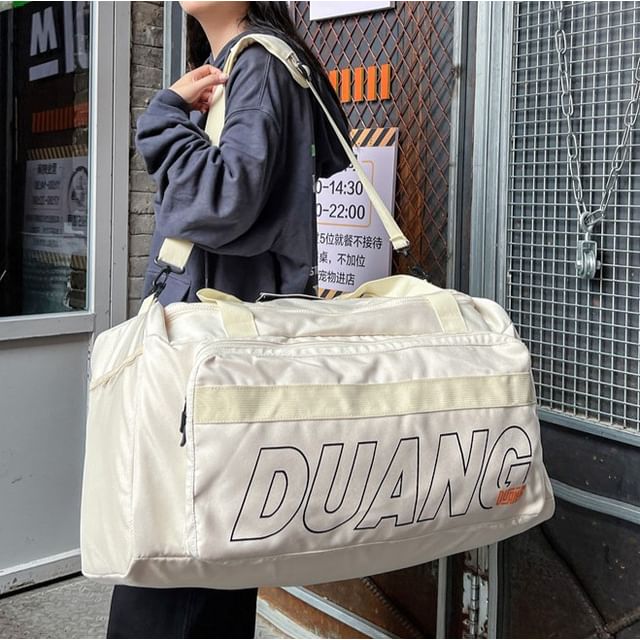 Lettering Duffel Bag