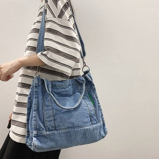 Denim Crossbody Bag