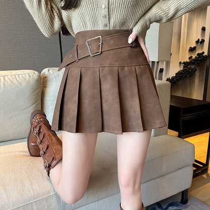 Tie-Dye Pleated Mini Skirt for Trendy Look
