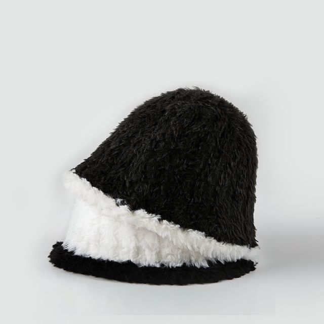 Contrast Trim Cloche Hat