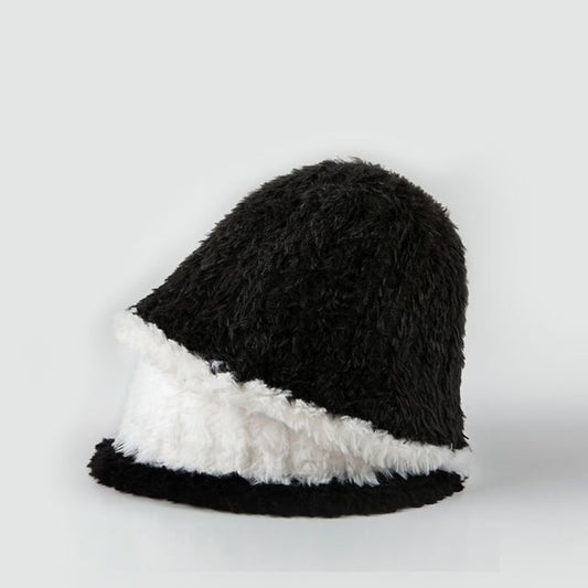 Contrast Trim Cloche Hat
