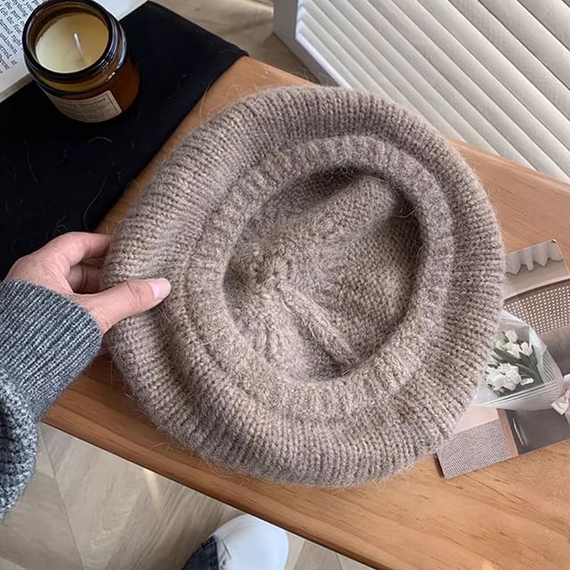 Knit Plain Beret