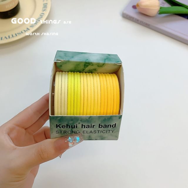 Plain Hair Tie Set