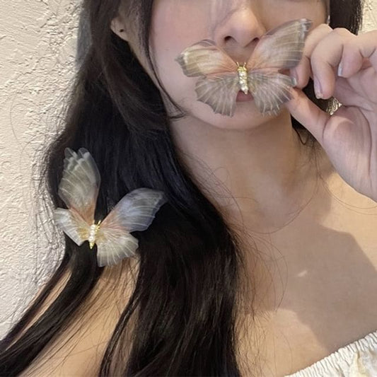 Hair Acrylic Butterfly Clip