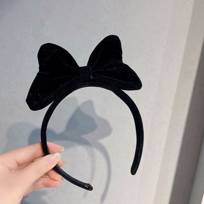 Bow Velvet Headband