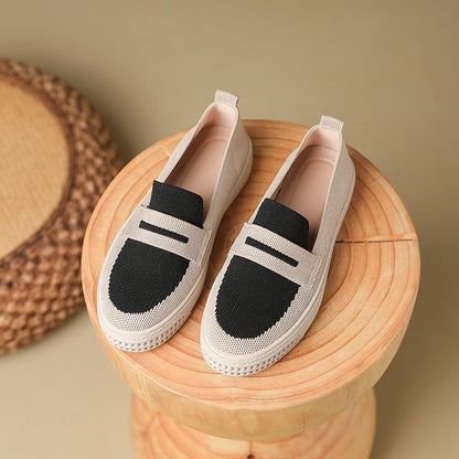 Contrast Trim Platform Slip-Ons