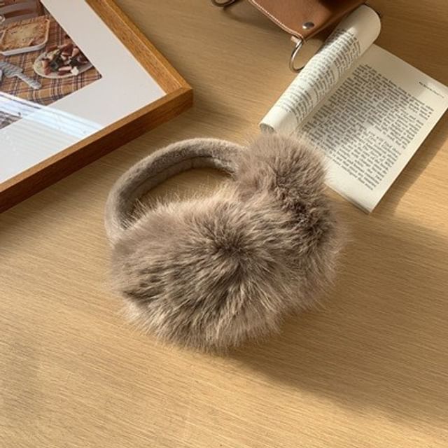 Plain Fluffy Earmuffs