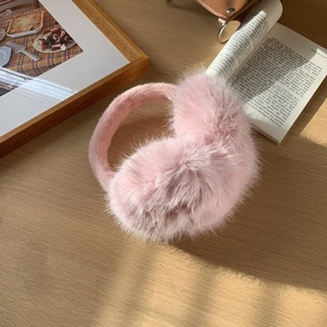 Plain Fluffy Earmuffs