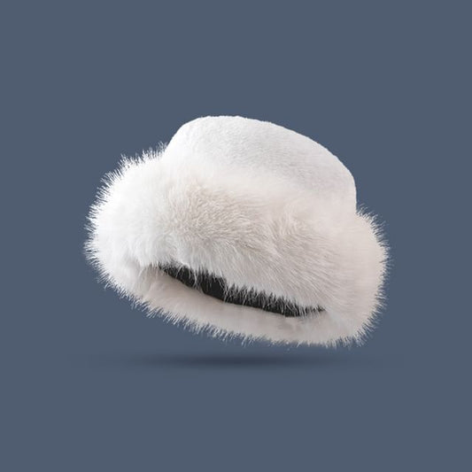 Plain Faux Fur Hat