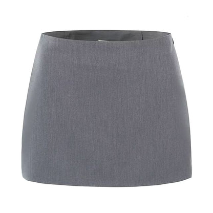Cap-Sleeve Crop Top and Mini Pencil Skirt Set