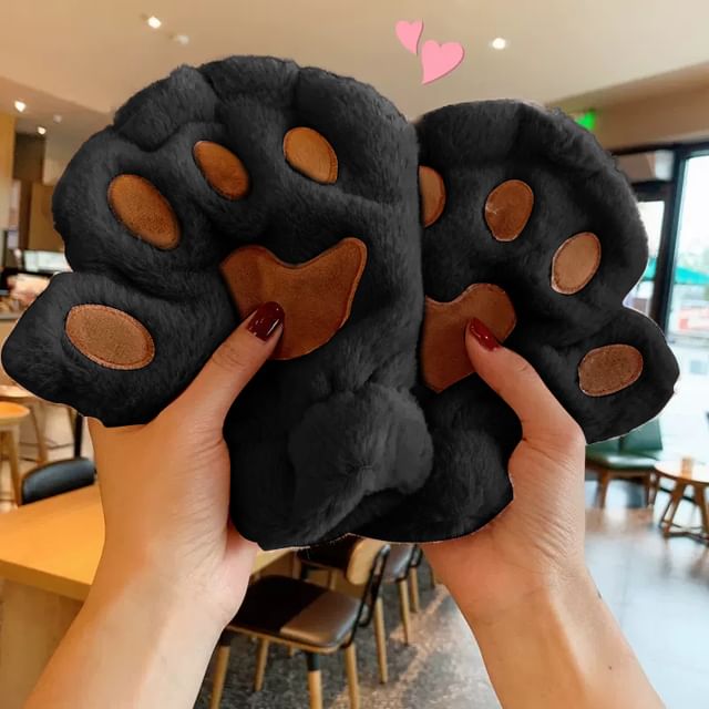 Cat Paw Fingerless Gloves