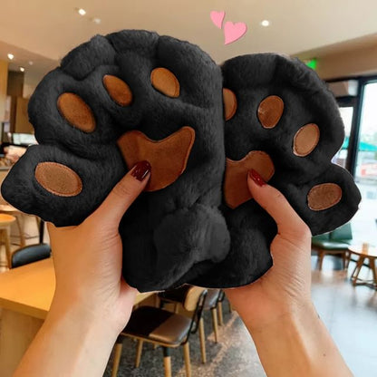 Cat Paw Fingerless Gloves