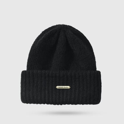 Plain Knit Casual Beanie