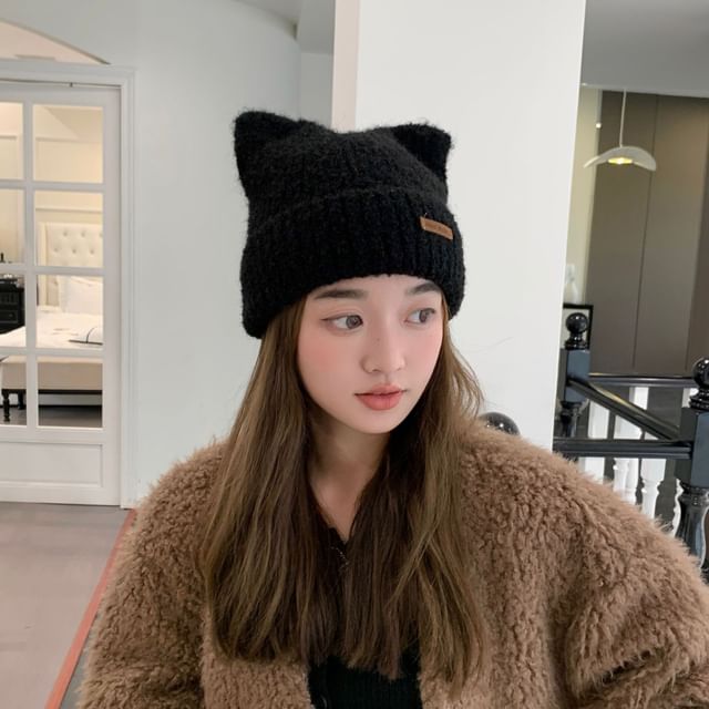 Cat Ear Knit Beanie