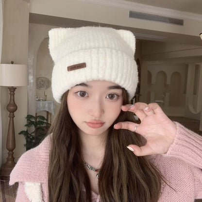 Cat Ear Knit Beanie