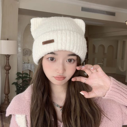 Cat Ear Knit Beanie
