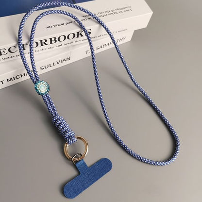 Woven Cord Phone Lanyard with Lanyard Pad