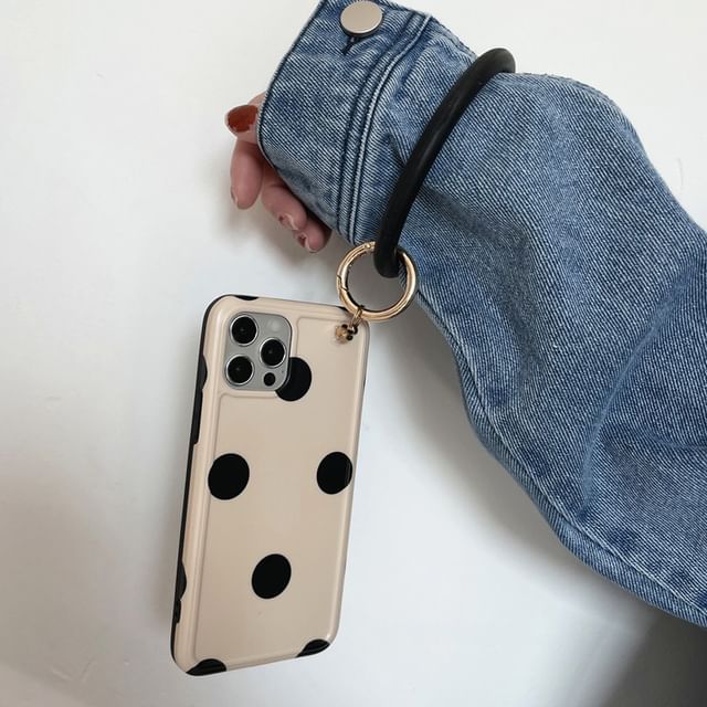 Polka Hoop Phone Dot Case