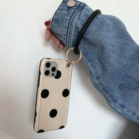 Polka Hoop Phone Dot Case