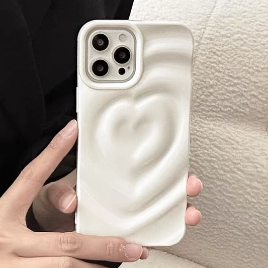 Textured Case Phone Heart