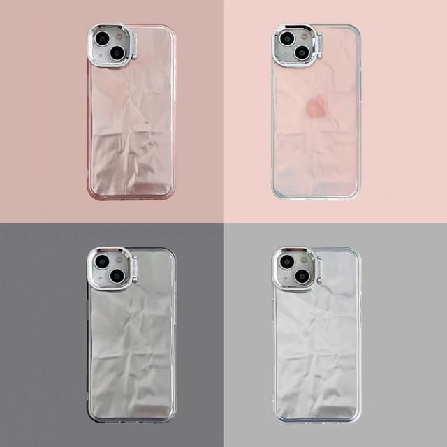 Phone Holographic Case Stand Textured