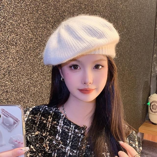 Knit Plain Beret