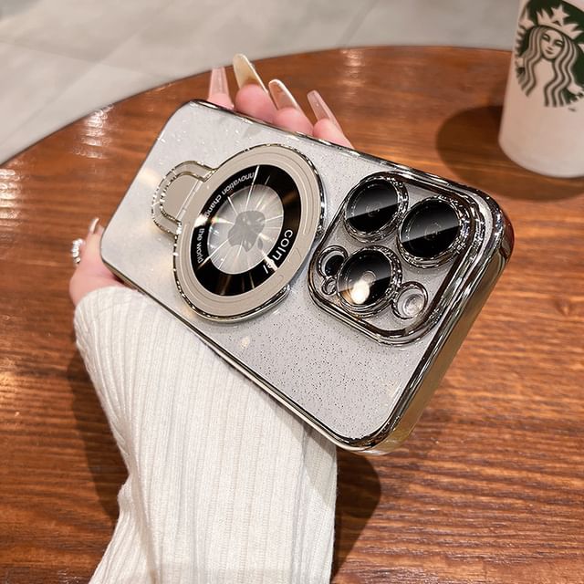 Stand Glitter Ring Phone Case