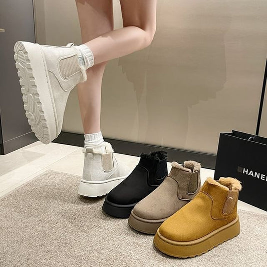 Platform Short Snow Boots