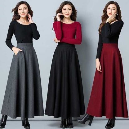 Versatile High-Rise A-Line Skirt