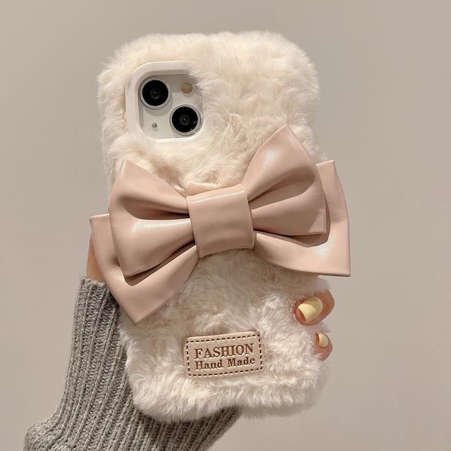 Case Chenille Bow Phone