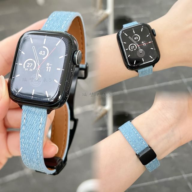 Denim Magnetic Apple Watch Band