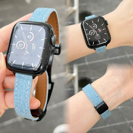 Denim Magnetic Apple Watch Band