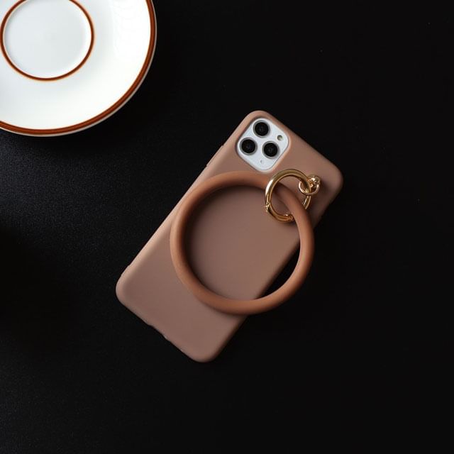 Plain Charm Phone Case Hoop