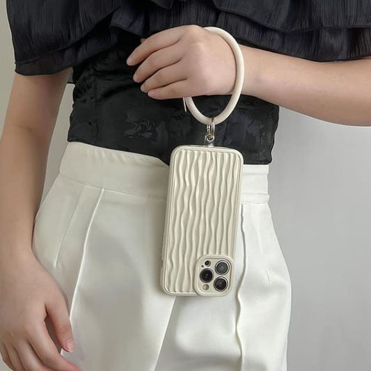 Case Charm Hoop Textured Phone