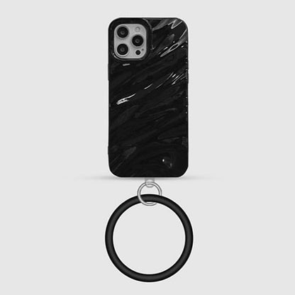 Case Hoop Textured Phone Charm