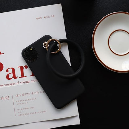 Plain Charm Phone Case Hoop