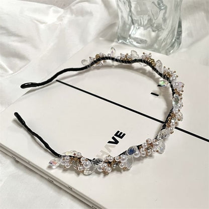 Faux Crystal Rhinestone Headband