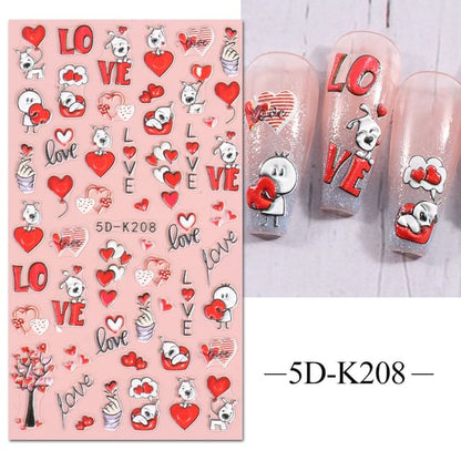 Nail Art Stickers (Various Designs)