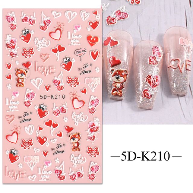 Nail Art Stickers (Various Designs)